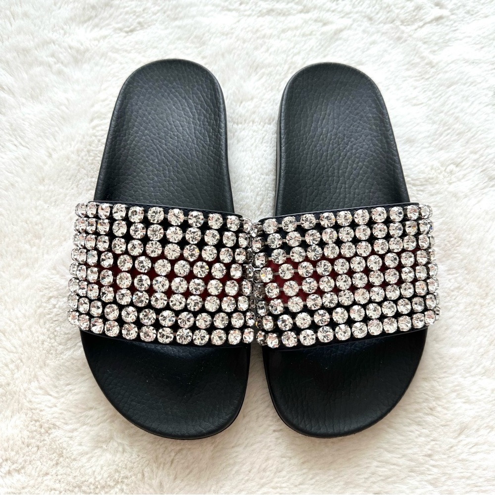 NEW!!! Gucci women slides with crystals size 37 Authentic